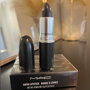 MAC Satin Lipstick Cyber 805 | Dark Plum Gothic | New in Box